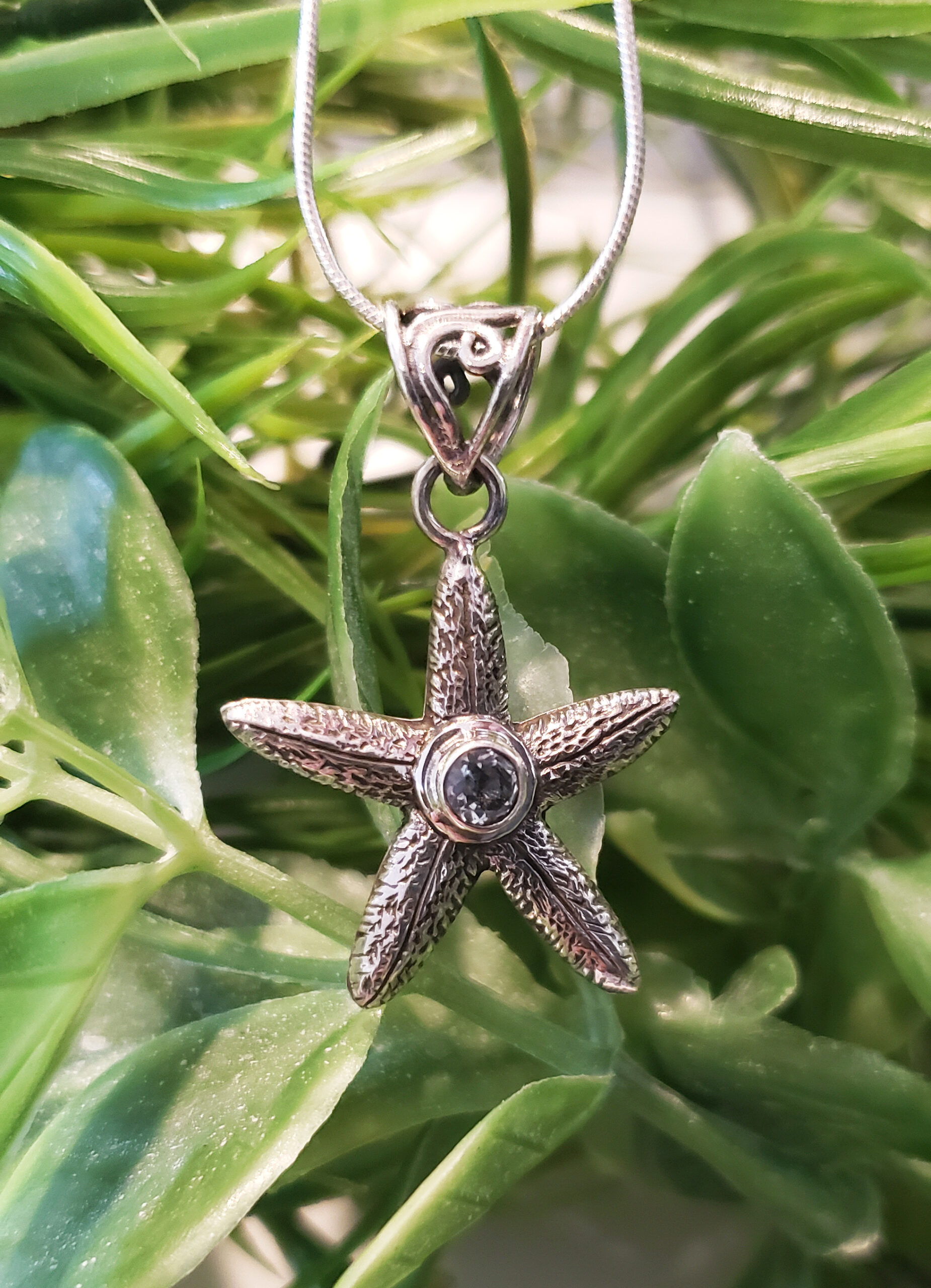 Silver Starfish Pendant  (ADB141)