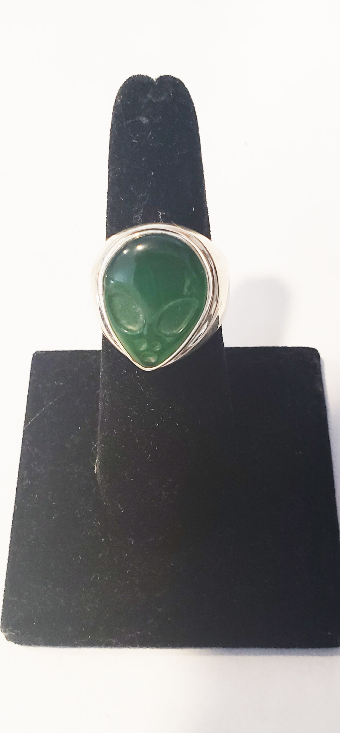 Green Fiber Optic Alien Ring (BZR1)